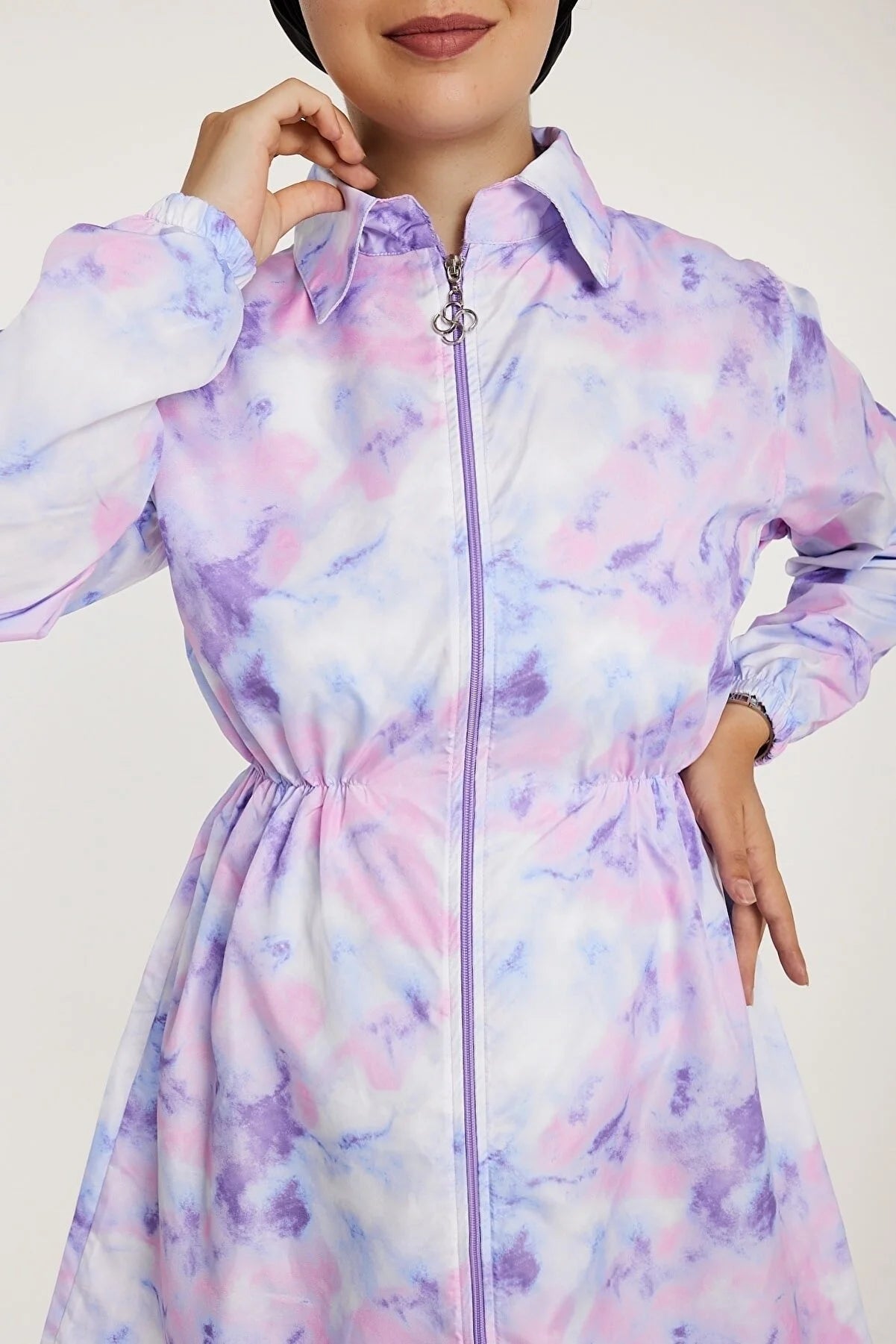 Water-Proof Burkini Mayo in Pastel Blue and Purple