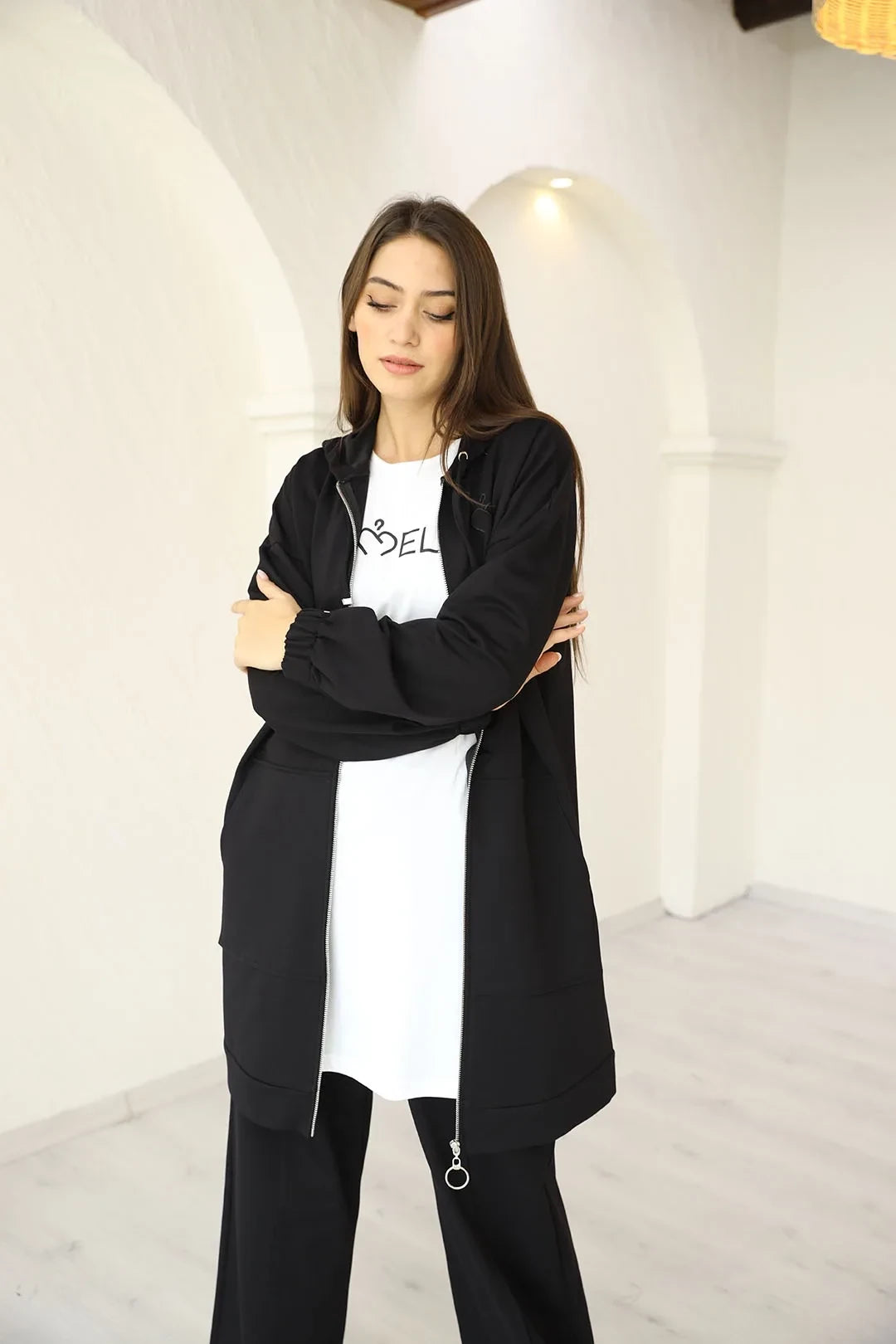 سوت خروج ٣ قطع - اسود