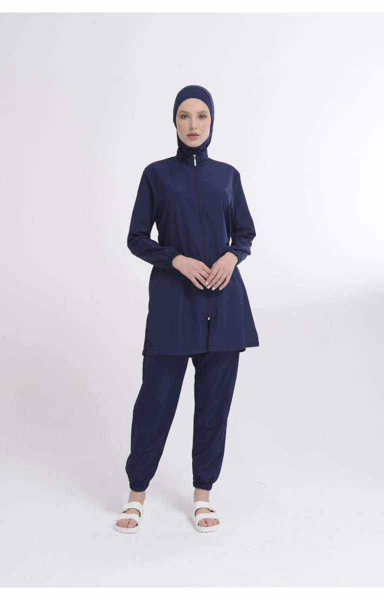 بوركيني تركي كحلي