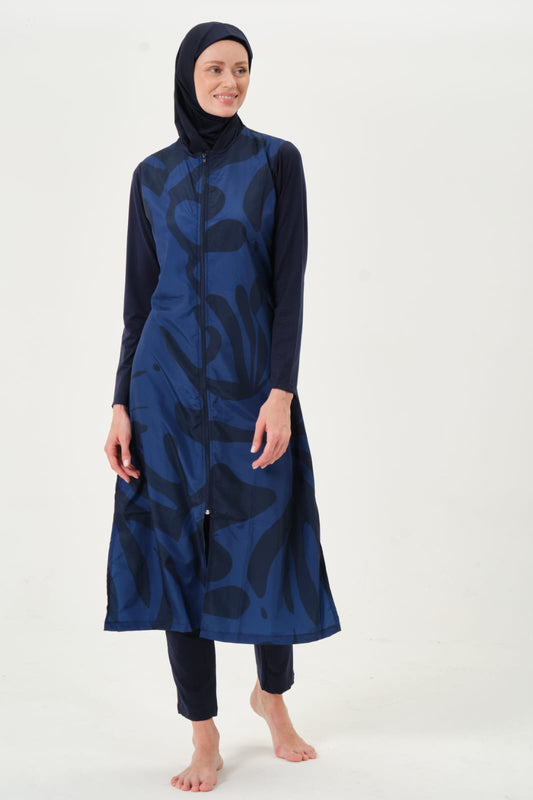 💥جديد💥بوركيني كحلي طويل