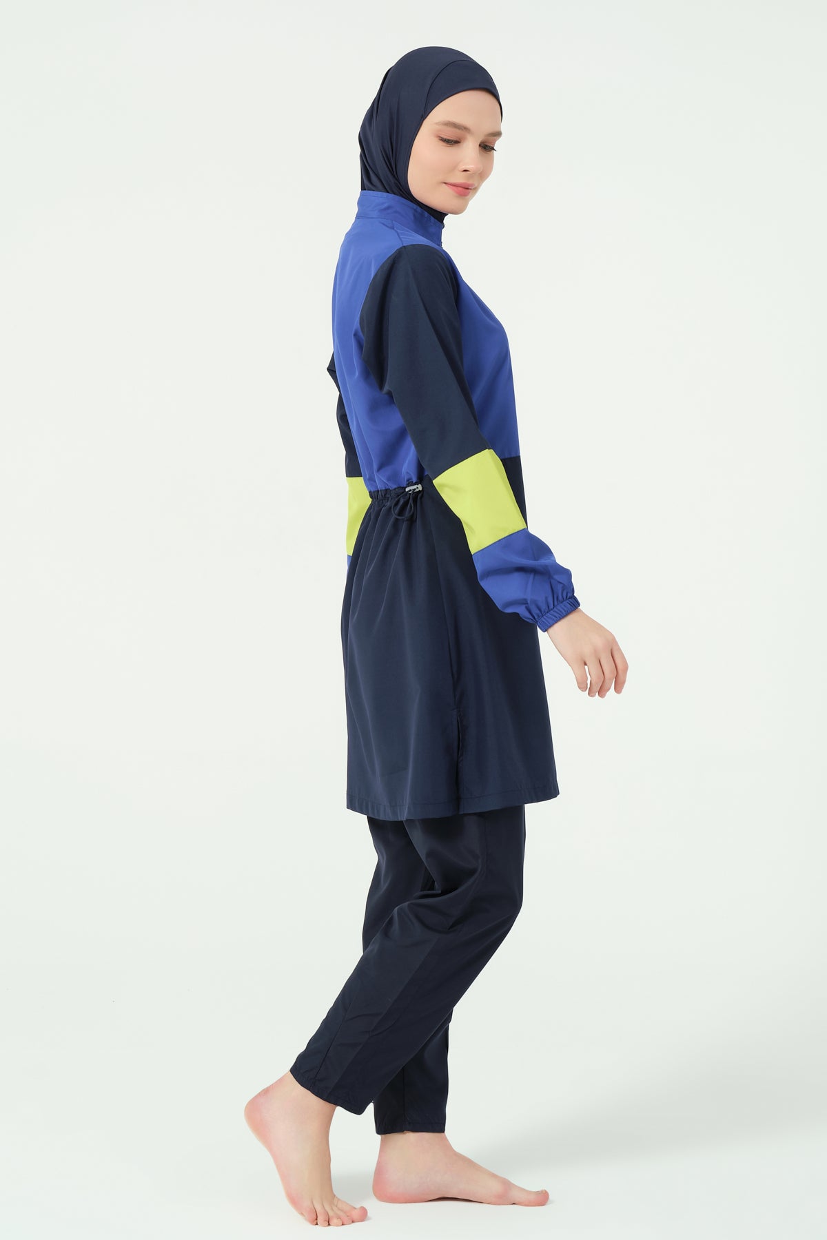 جديد💥بوركيني تركي ازرق في ليموني