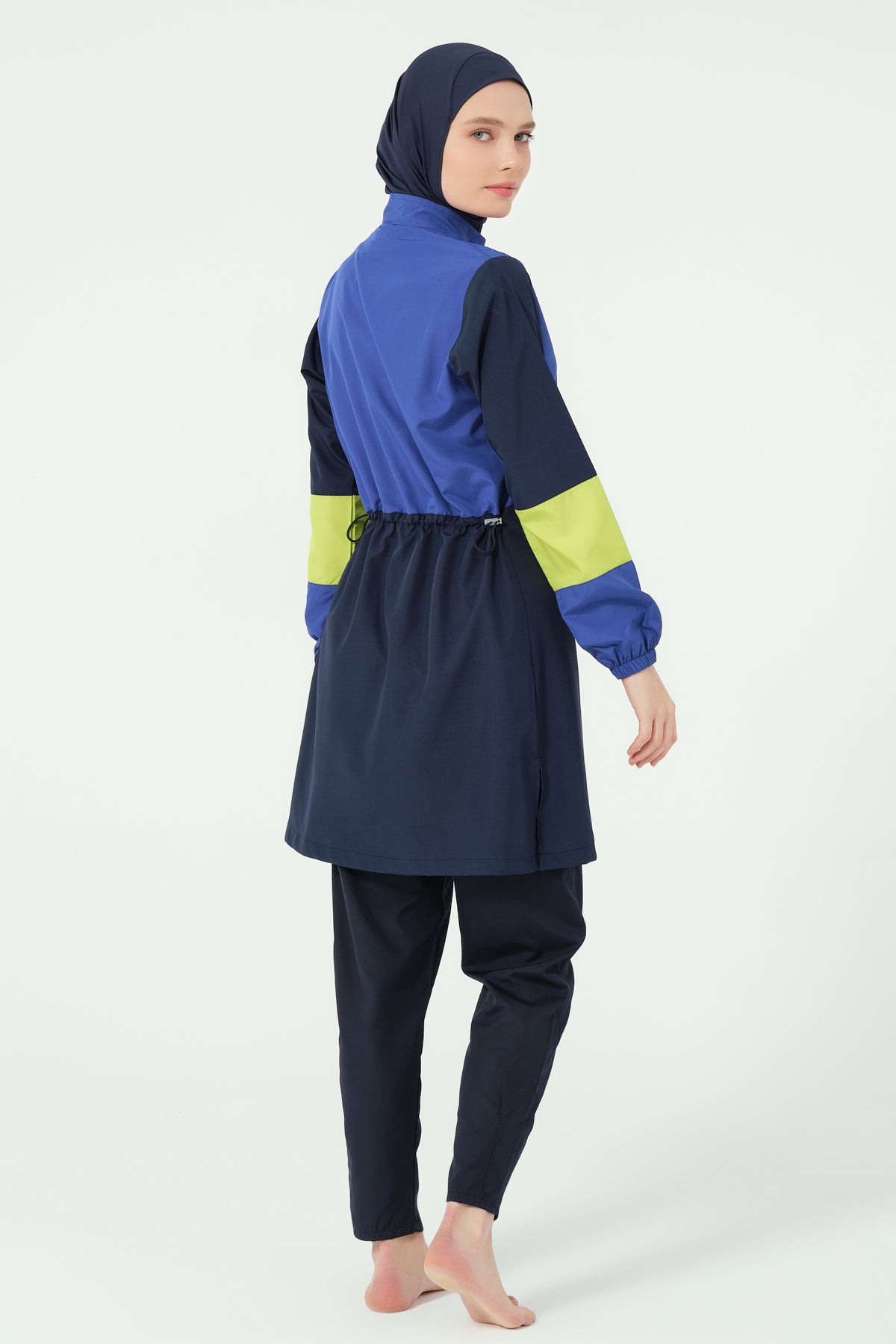 جديد💥بوركيني تركي ازرق في ليموني