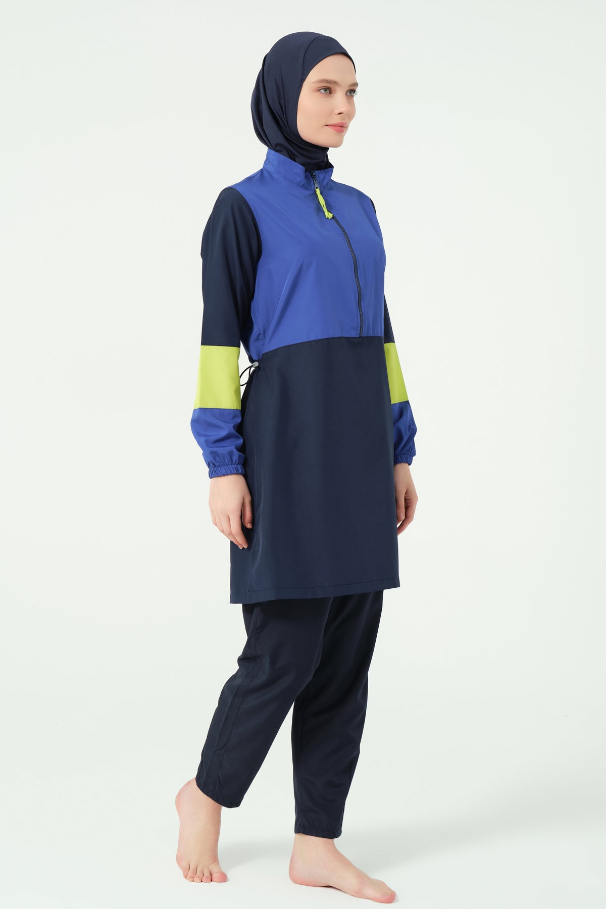 جديد💥بوركيني تركي ازرق في ليموني